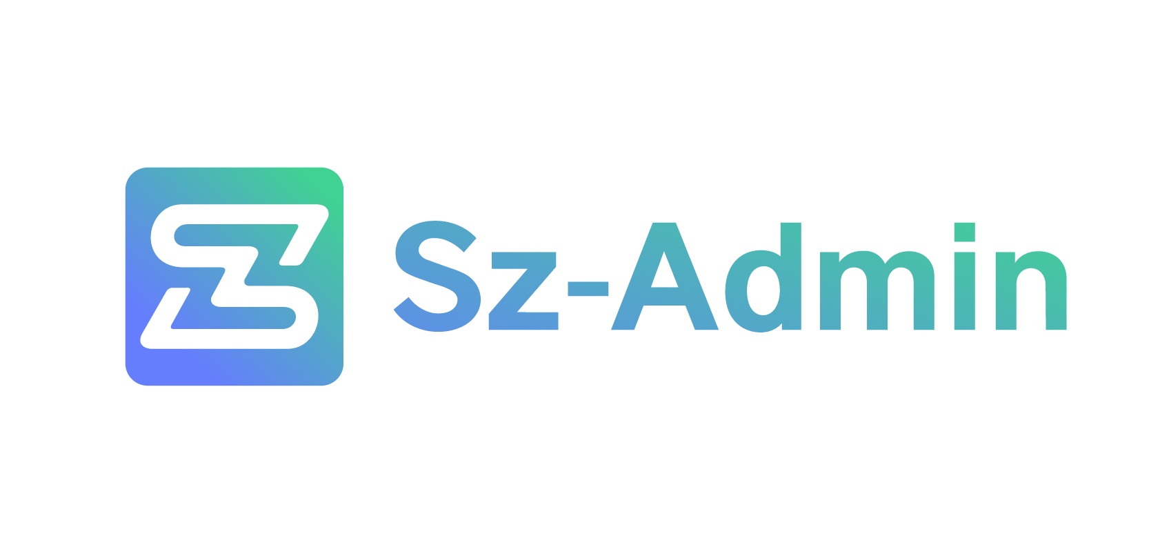 Sz-Admin 横版品牌标识示例